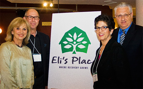 Eli’s Place Co-founders Deborah and David Cooper (R) with Barb Bernstein, Event Chair and Fundraising Chair Lorne Bernstein.