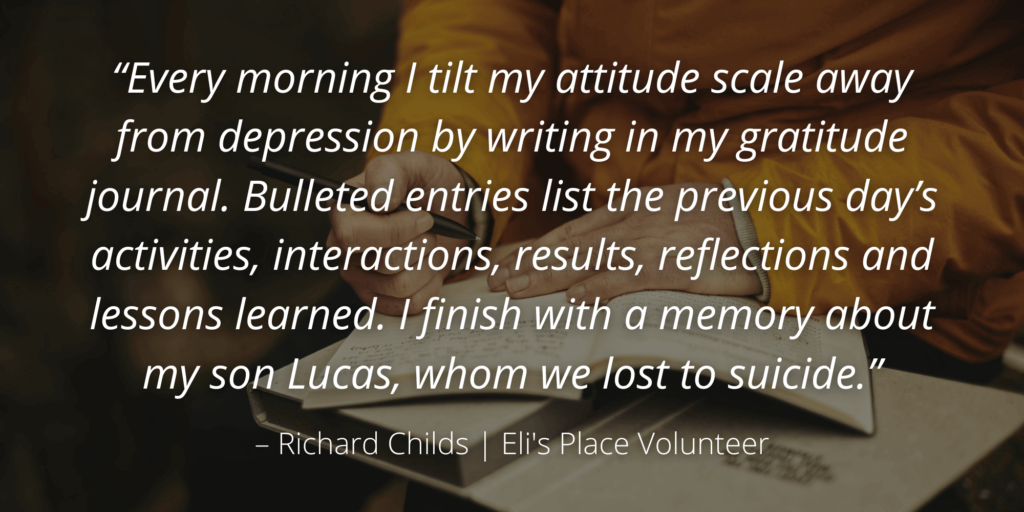Therapeutic Journaling – Quote by Richard Childs about haiku and journaling